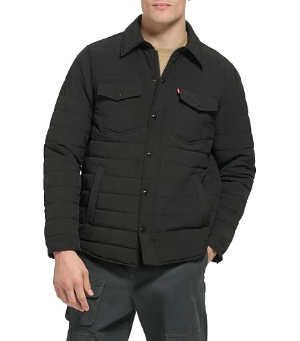 Amazon.com: Levi's Men's Zip Front Denim Jacket, Light Wash Denim